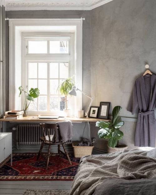 Скандинавский дизайн в квартире дома, построенного в 19 веке. 07