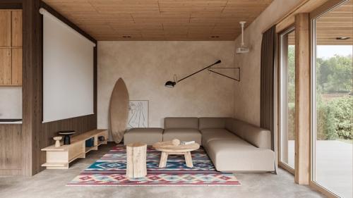 Закройте глаза, представьте себе дом у озера. 08