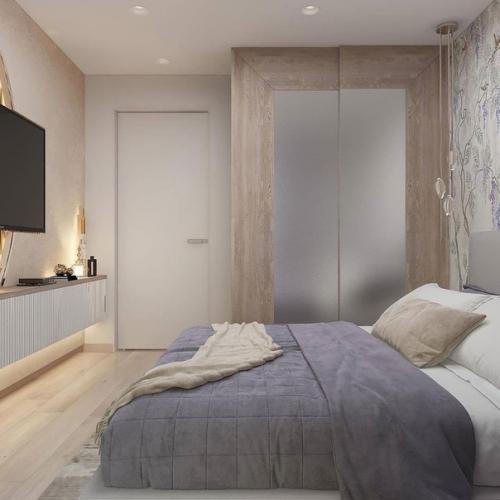 Дизайнер прислала на согласование два проекта нашей спальни. 03