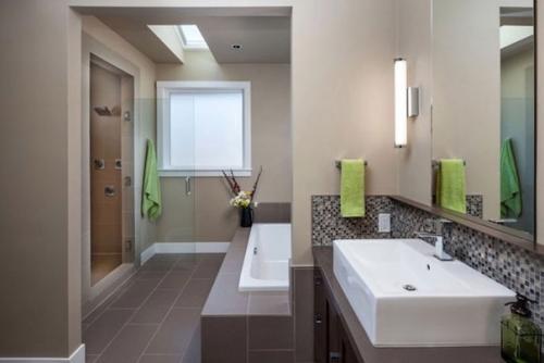 Натуральный камень и дерево в интерьере дома. 07