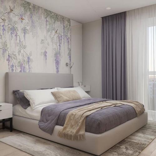 Дизайнер прислала на согласование два проекта нашей спальни.