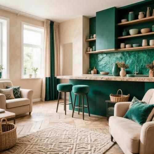 Делимся идеями, как создать стильное и уютное пространство на вашей кухне - гостиной. 02