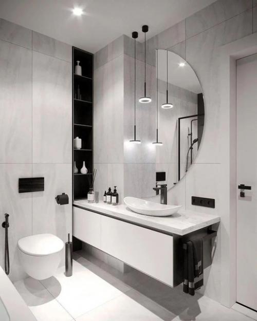 Уютная квартира с красивой тв - зоной и акцентной стеной в спальне. 08