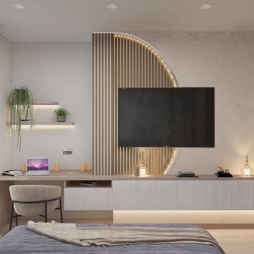 Дизайнер прислала на согласование два проекта нашей спальни. 02