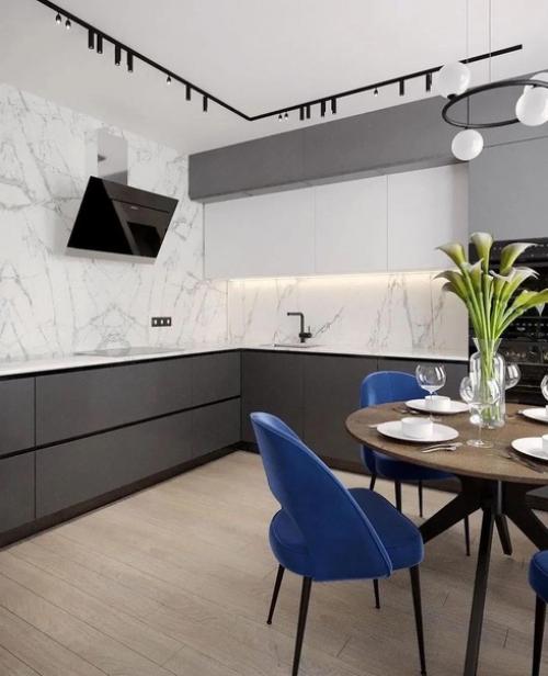 Уютная квартира с красивой тв - зоной и акцентной стеной в спальне. 02