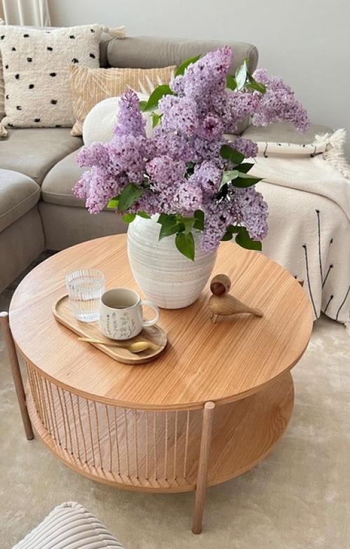 * уют в дизайне современного интерьера - это тепло светлого дерева, мягкий текстиль, цветы и растения. 07