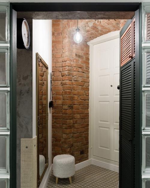 Стильный и атмосферный интерьер для девушки - юриста и ее рыжего котика. 08