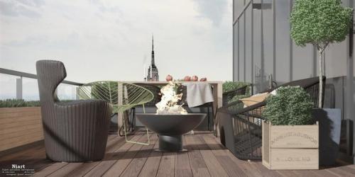 Дизайн проект интерьера квартиры 118 кв. 07