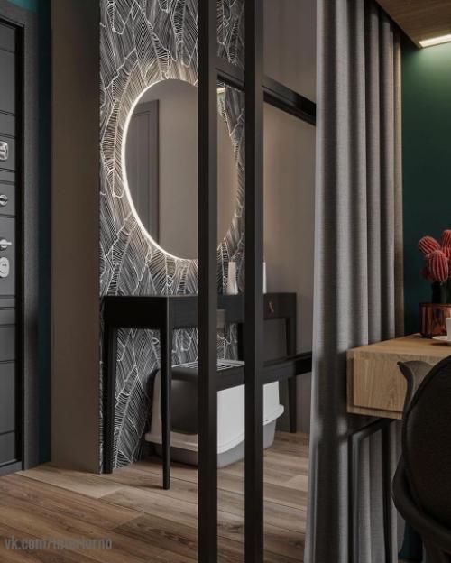 Стильный интерьер небольшой квартиры. 06