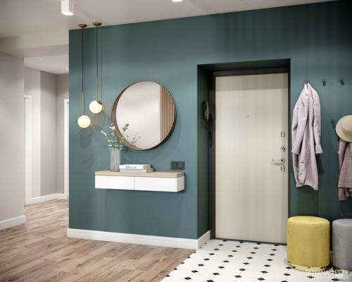 Warm.  Вот и обещанное продолжение - прихожая из проекта Reslerdesign_Warm. 03