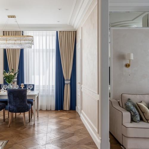 Светлая квартира в классическом стиле - это не скучно. 03