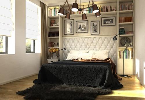 Спальня в бежевых тонах. 01