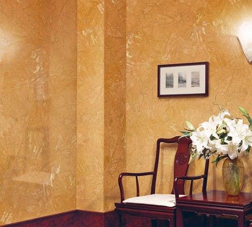 Венецианская декоративная штукатурка в интерьере квартиры. 07