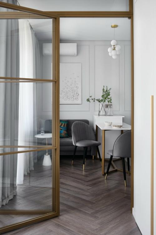 Перепланировка квартиры - студии 31, 3 м 2 (34, 3 м 2 с лоджией) в Перми. 04