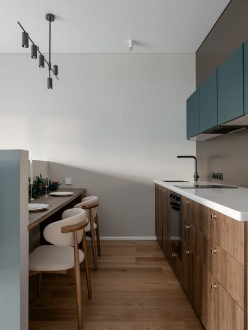 Интерьер квартиры - студии 32 м 2 в ЖК Jazz в Москве. 04