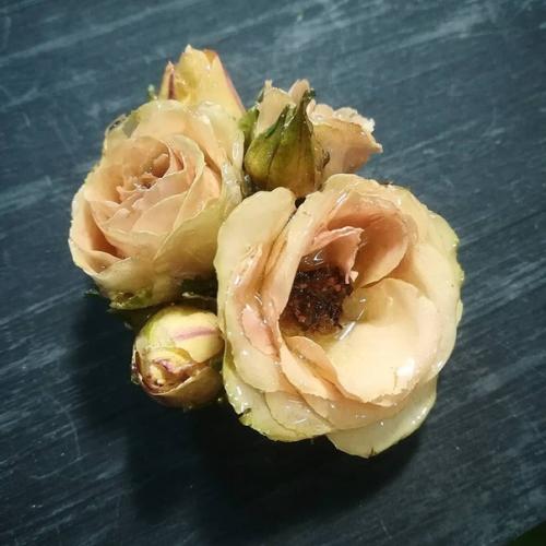 Эти цветы залиты специальной смолой, чтобы сохранить свою красоту на долгие годы. 02