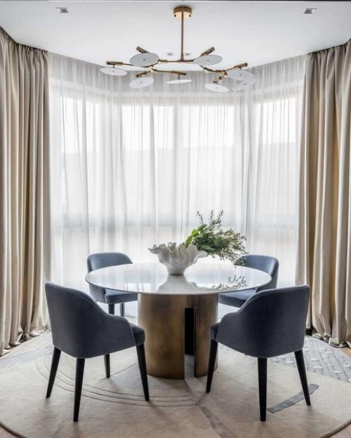 Стильные шторы в интерьере. 08