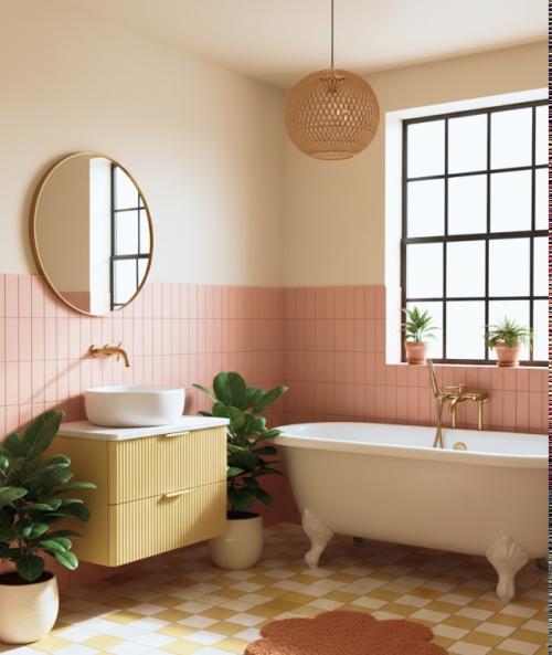 Яркие идеи дизайна ванной. 05