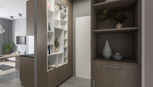 Современный интерьер квартиры площадью 42. 03