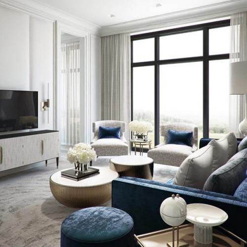 Дизайн - проект гостиной. 01