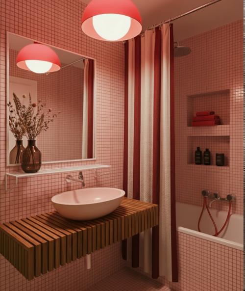Яркие идеи дизайна ванной. 02