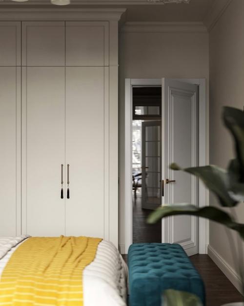 Спальня 16 м 2. квартира на васильевском острове с французским шиком для молодой и яркой девушки. 04