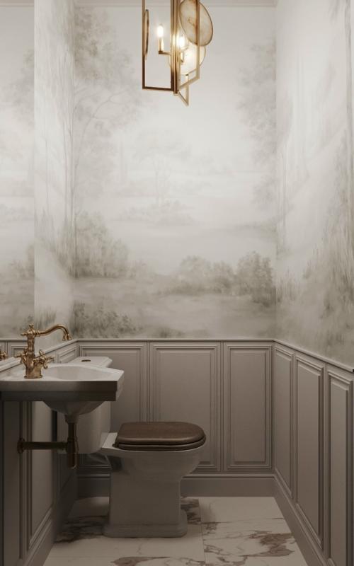 Дизайн проект постирочной комнаты и санузла. 02