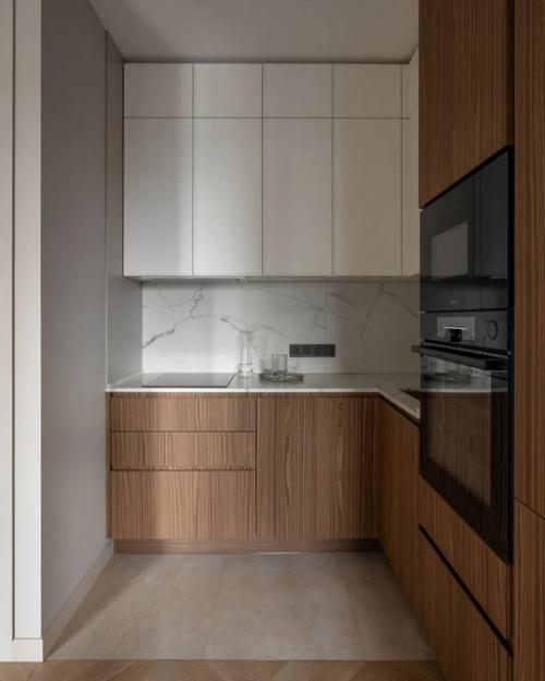 Квартира в природных тонах для мамы и сына - студента. 09