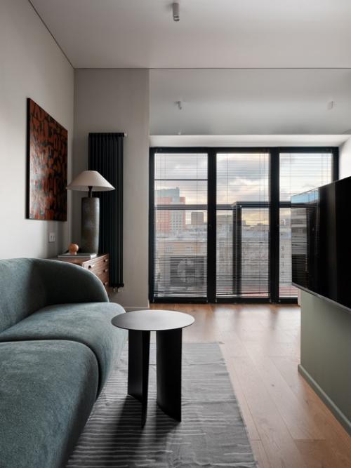 Интерьер квартиры - студии 32 м 2 в ЖК Jazz в Москве. 09