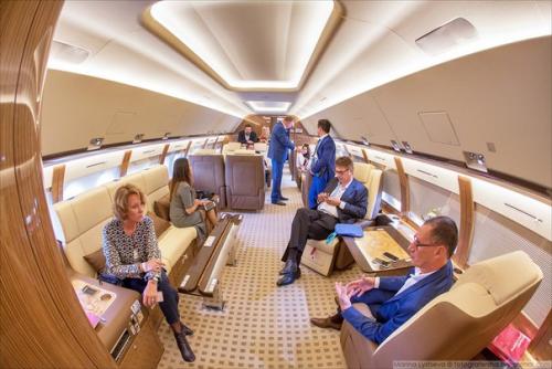 Бизнес - версия Ssj100 представлена на авиавыставке в Турции. 02