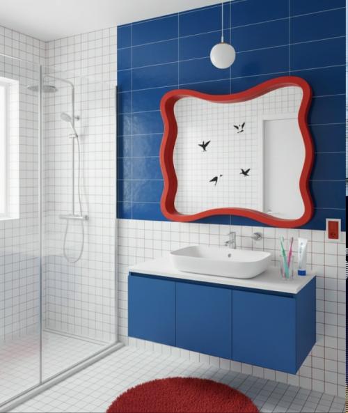 Яркие идеи дизайна ванной. 01