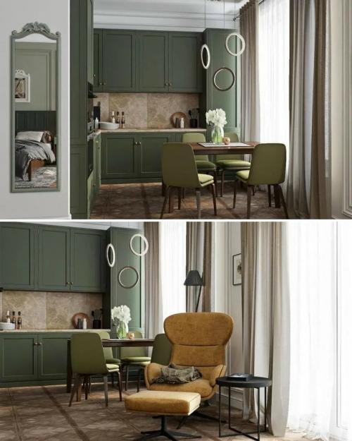 Атмосферный интерьер студии для писателя. 

