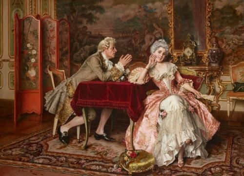 Галантные сцены в стиле неорококо. 09