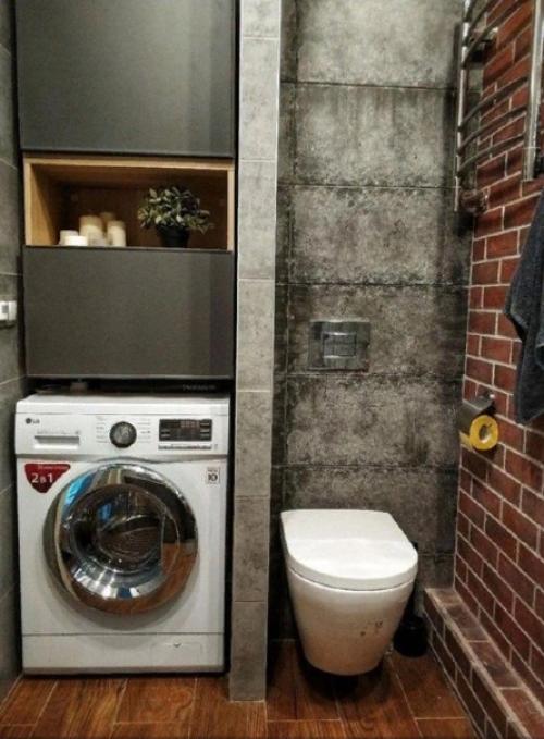 Небольшая ванная комната. 01