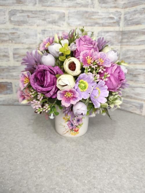 Долой стереотипы!  Мы оживляем интерьер при помощи искусственных растений: нежные букеты и стильные композиции для любого помещения. 02