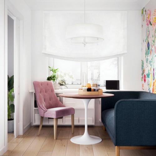 Красочный дизайн маленькой квартиры! 01