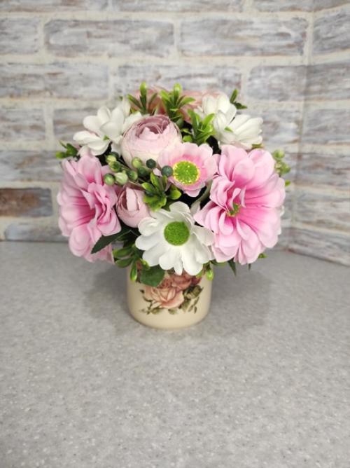 Долой стереотипы!  Мы оживляем интерьер при помощи искусственных растений: нежные букеты и стильные композиции для любого помещения. 09