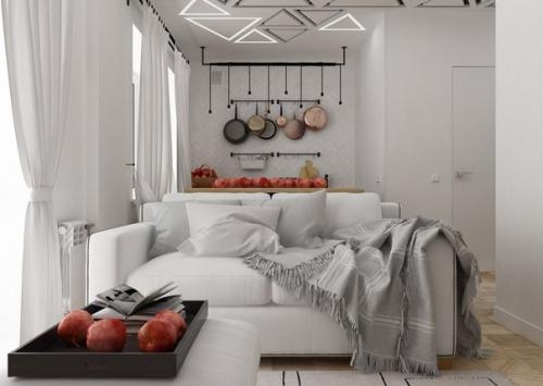 Небольшая квартира общей площадью 28, 7 кв. 01