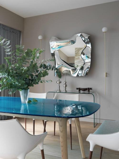 Из панорамных окон квартиры открывается красивый вид на Москву.