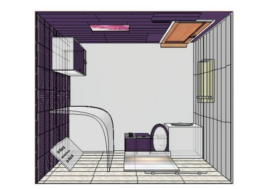 Уважаемое сообщество, прошу дать оценку и если необходимо советы по дизайну ванной комнаты. 01