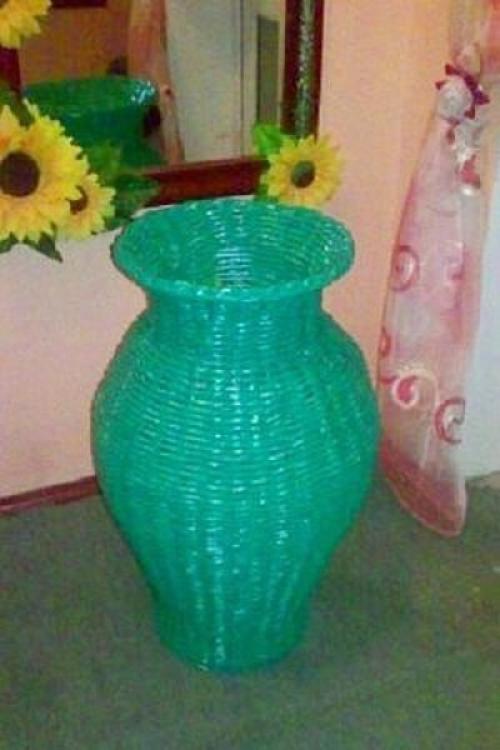 Напольные вазы своими руками. 09