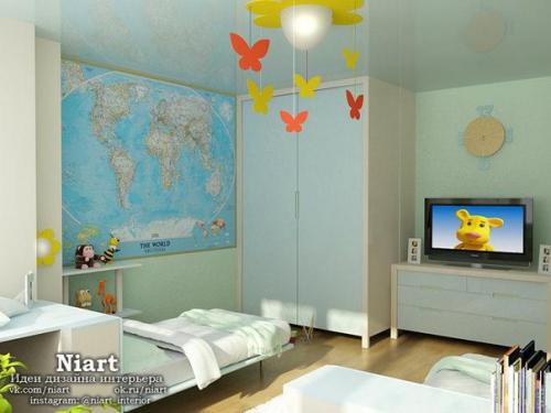 Подходящие цвета для интерьера детской комнаты. 01