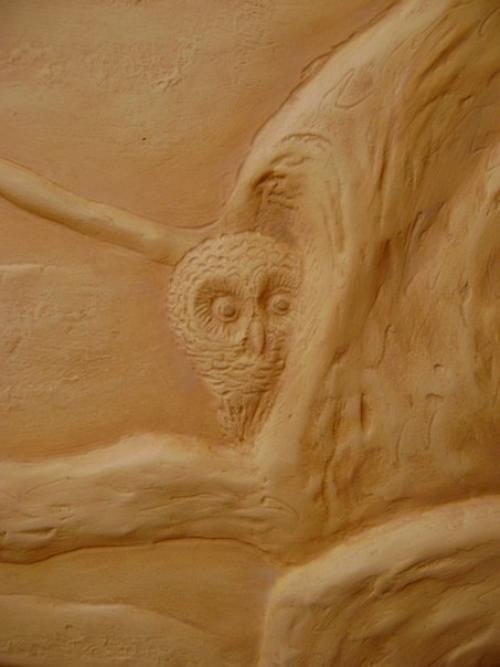 Объемное панно в деревянном доме. 04