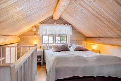 Уютный коттедж со спальней под самой крышей. 07