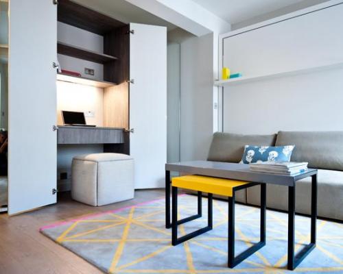 Размещение рабочего места в гостиной!  