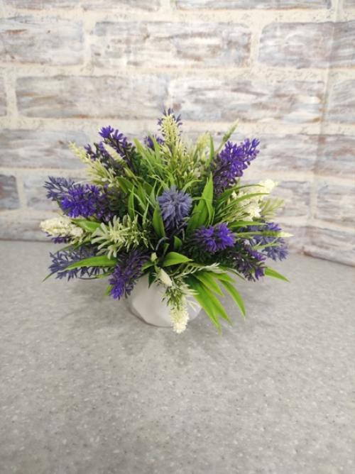 Долой стереотипы!  Мы оживляем интерьер при помощи искусственных растений: нежные букеты и стильные композиции для любого помещения. 06