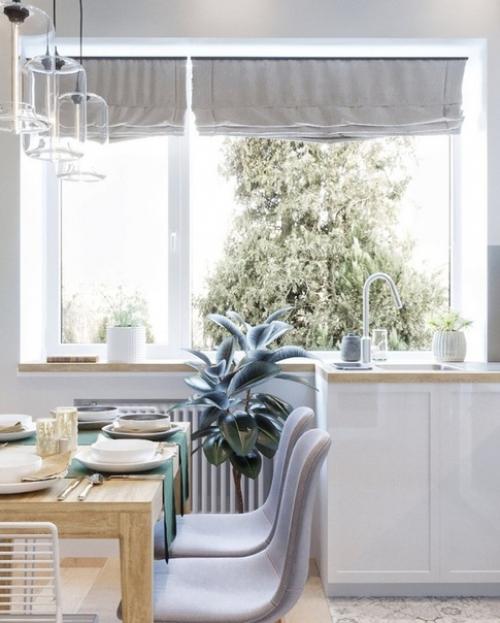 Проект кухни и столовой зоны в доме. 04