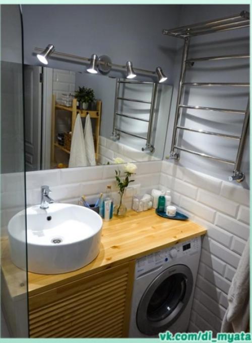 Идея оформления ванной комнаты. 01