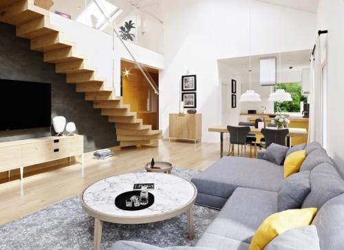 Эскизный проект оригинального коттеджа. 03