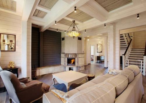 Брусовые дома: интерьер брусового дома. 06